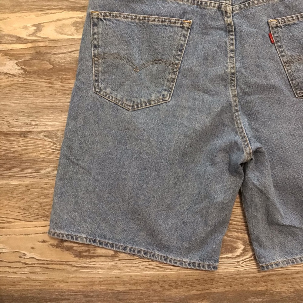 Levi’s 550 Relaxed Cotton Light Rinse Jean Shorts 40 - Picture 7 of 14